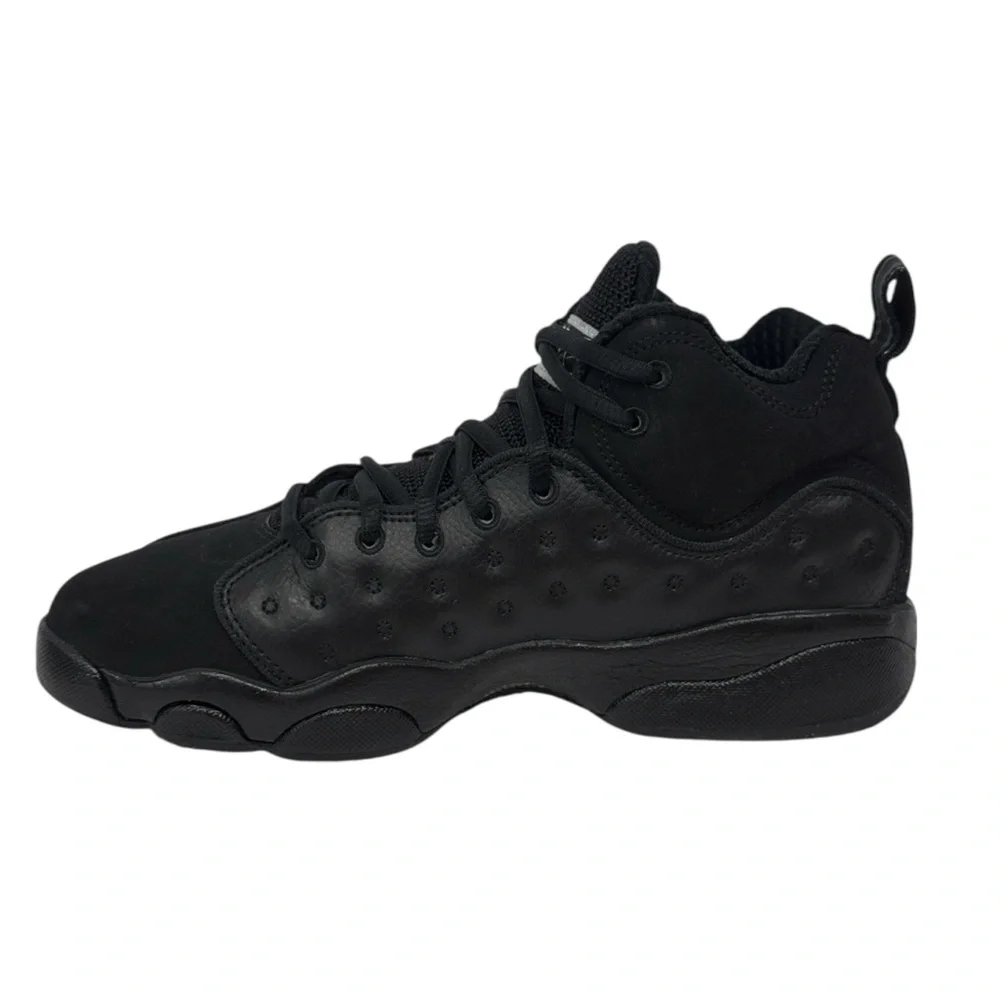 Nike Air Jordan Jumpman Team II Black 2 Basketball Shoes 820273-001 Size US 7Y